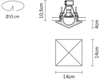 Точечный светильник Faretti D27F0701 Fabbian