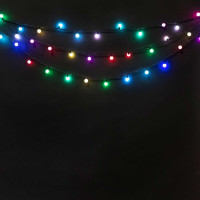 Гирлянда Нити (на ёлку) SB100-1-2RGB Laitcom