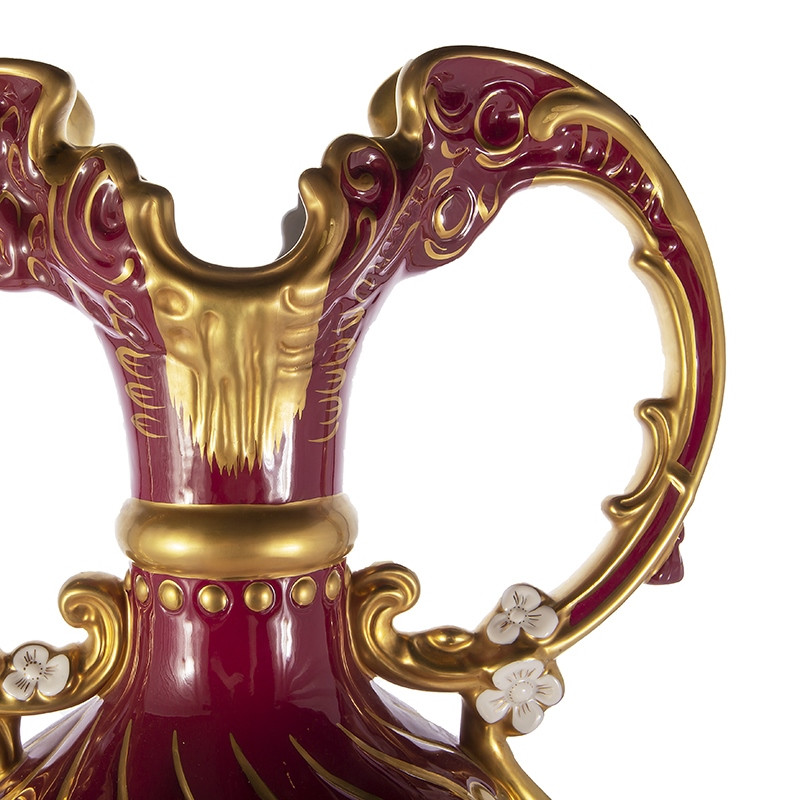 Ваза для цветов 63 см."Люксор-Красный" Dubi