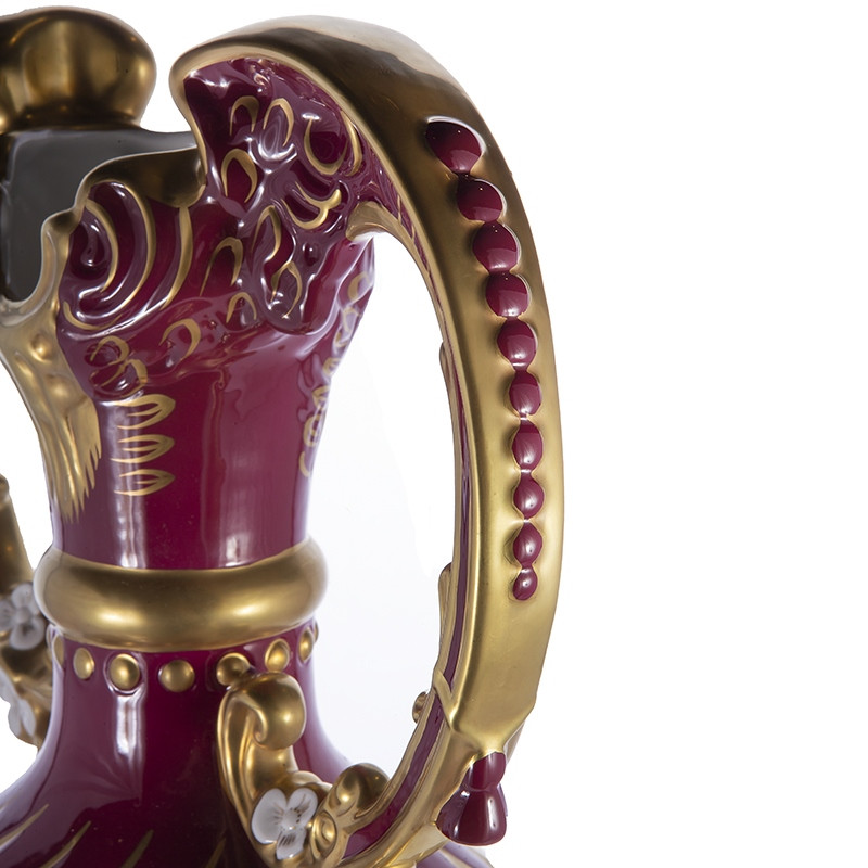 Ваза для цветов 63 см."Люксор-Красный" Dubi