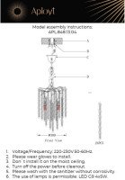 Подвесной светильник Paulina APL.848.13.04 Aployt Подвесной светильник Paulina APL.848.13.04 Aployt