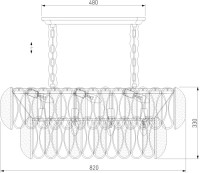 Подвесная люстра Callas 365/10 Bogate's