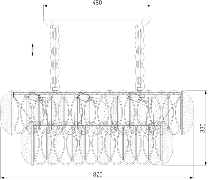 Подвесная люстра Callas 365/10 Bogate's