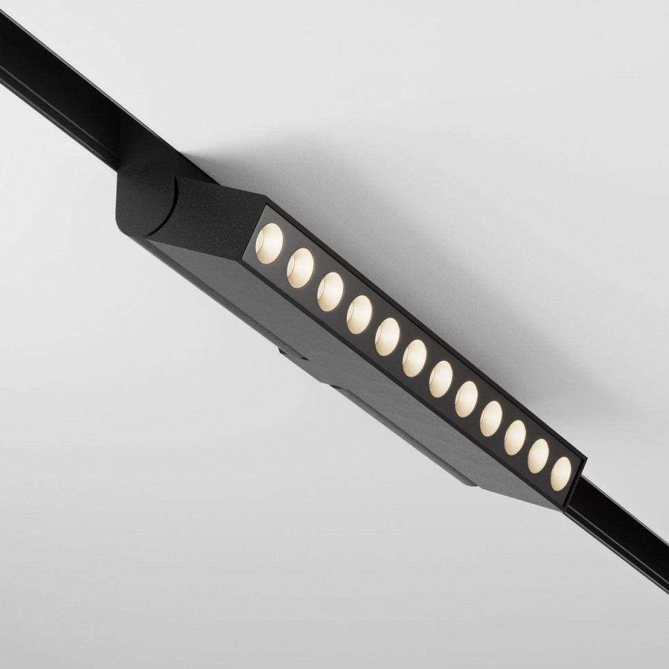 Трековый светодиодный светильник Maytoni Technical Points rot TR033-2-12W3K-B