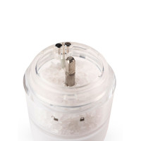 Мельница для соли 17 см Alaska Quartz белая на батарейках