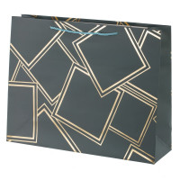 Пакет подарочный L (бумага 210г/м2, блок микс 12шт), L39 W11 H30 см, 4в.