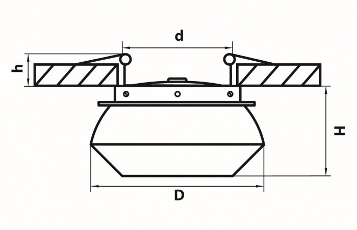 Точечный светильник ORBE 051209 Lightstar