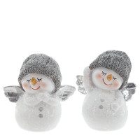 Фигурка декоративная "Снеговик", L6 W3,5 H7 см, 2в.