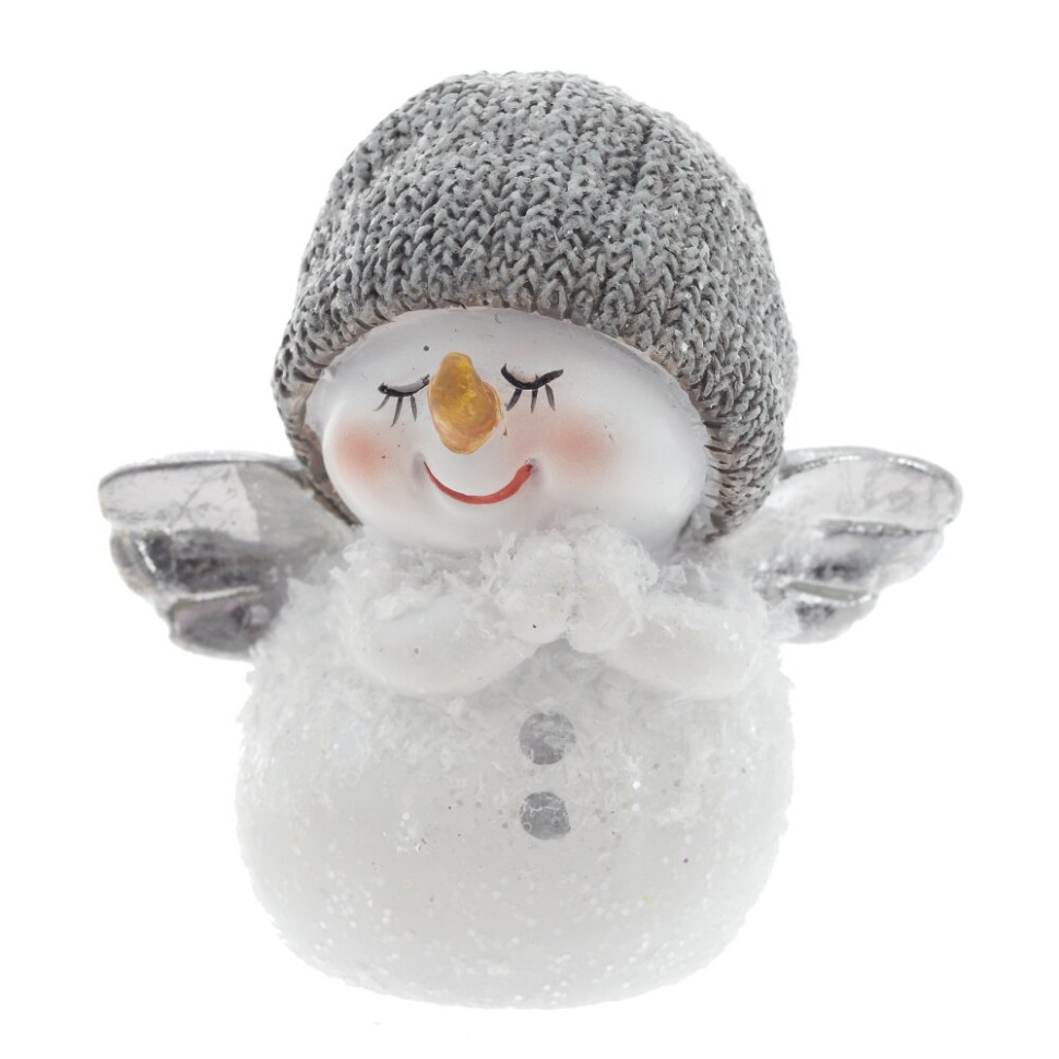 Фигурка декоративная "Снеговик", L6 W3,5 H7 см, 2в.
