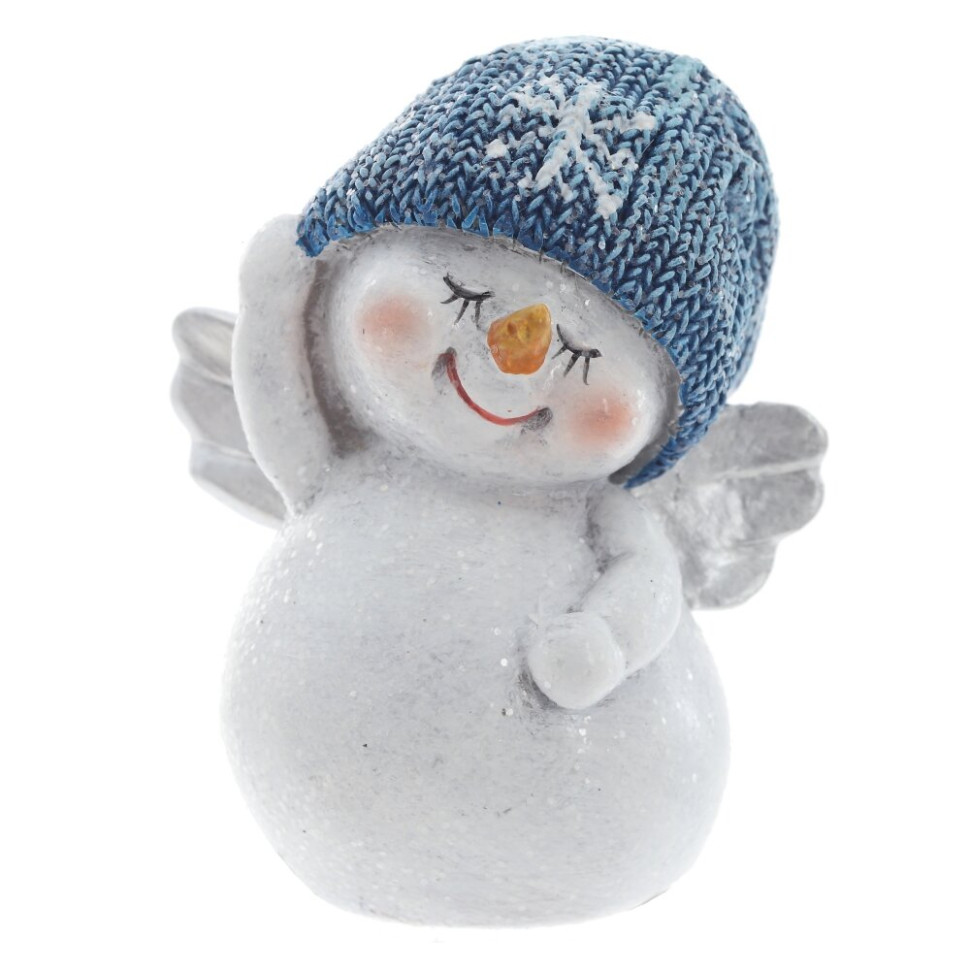 Фигурка декоративная "Снеговик", L6 W3,5 H7 см, 2в.