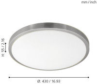 Настенно-потолочный светильник Competa 1 96034 Eglo