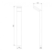 Уличный светодиодный светильник Elektrostandard Sensor 1542 Techno Led черный a053948