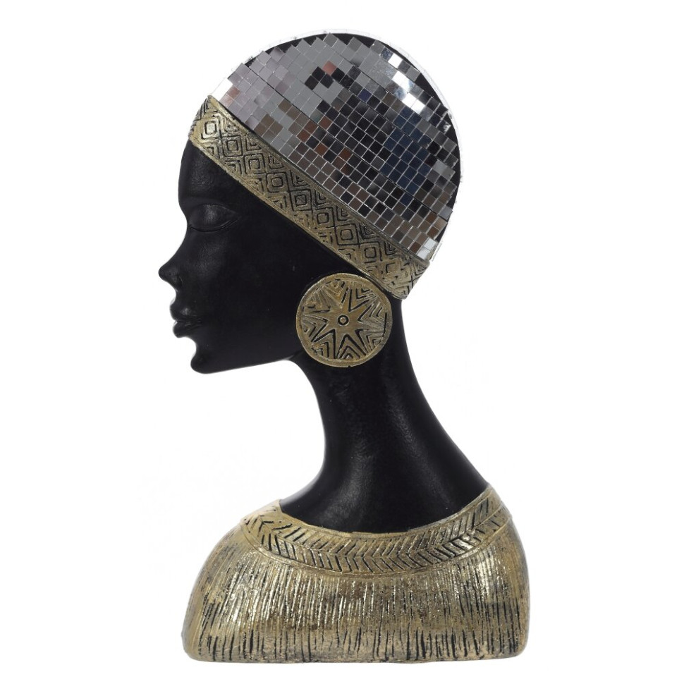 Фигурка декоративная "Африканка", L13,5 W5,5 H25 см