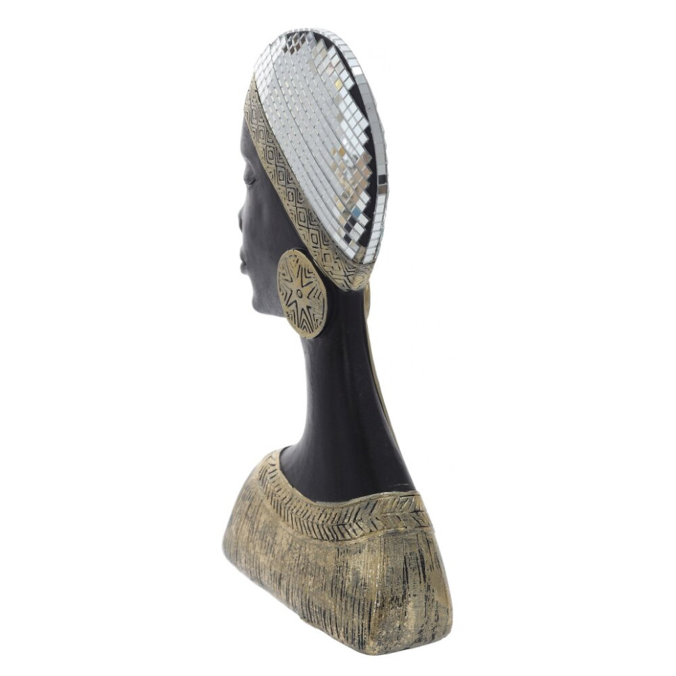 Фигурка декоративная "Африканка", L13,5 W5,5 H25 см