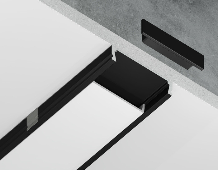 Профиль для светодиодной ленты Illumination GP1800BK Ambrella