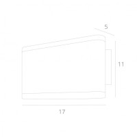 Настенный светильник Lingotto A8156AL-2WH Arte Lamp