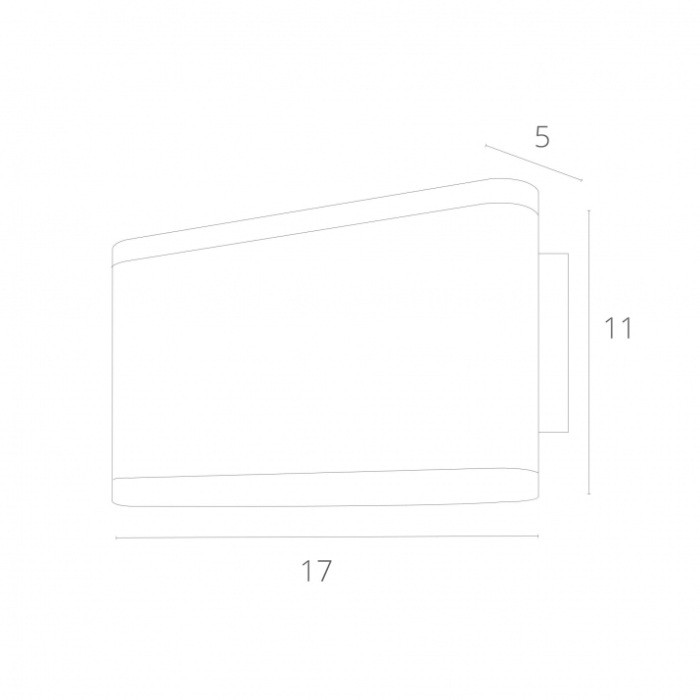 Настенный светильник Lingotto A8156AL-2WH Arte Lamp