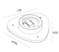 Настенный светильник ML ML-TR184-BL-WW DesignLed