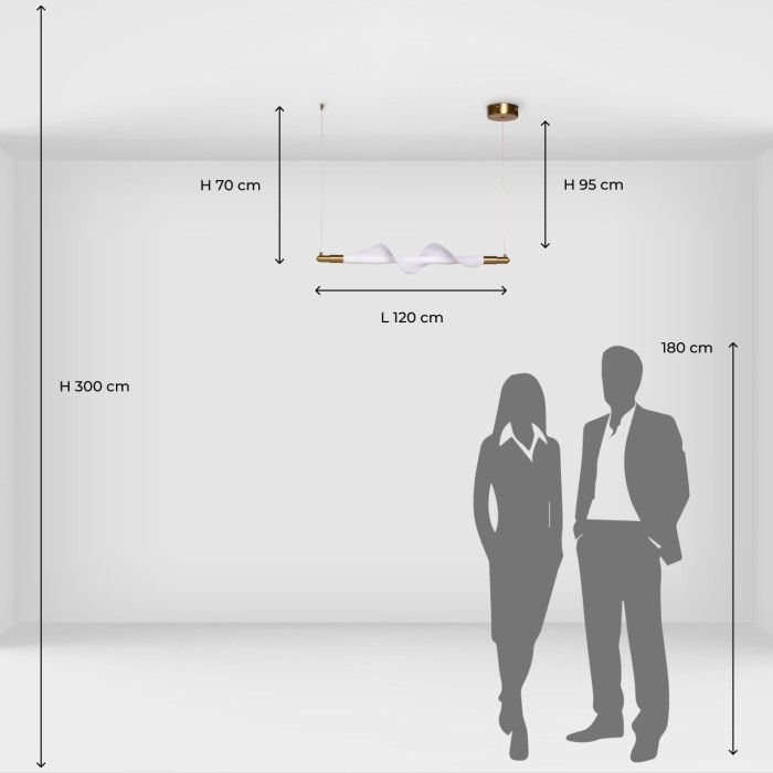 Подвесной светильник Мадлен 424016801 De City