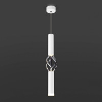 Подвесной светодиодный светильник Eurosvet Lance 50191/1 LED белый/хром