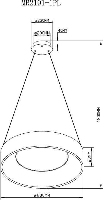 Подвесной светильник Shannon MR2191-1PL MyFar