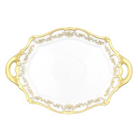 Блюдо овальное с ручками 37см."Кастэл"