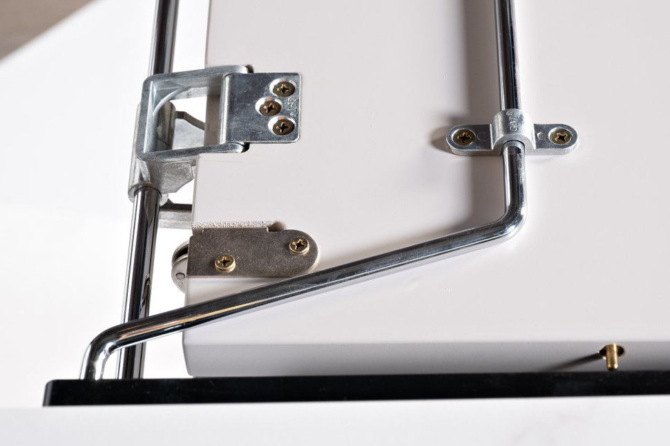 Стол обеденный раздвижной белый