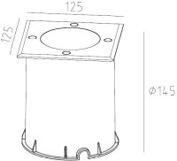 Встраиваемый светильник уличный ВСТРАИВАЕМЫЕ СВЕТИЛЬНИКИ W77248 SS Oasis Light Встраиваемый светильник уличный ВСТРАИВАЕМЫЕ СВЕТИЛЬНИКИ W77248 SS Oasis Light