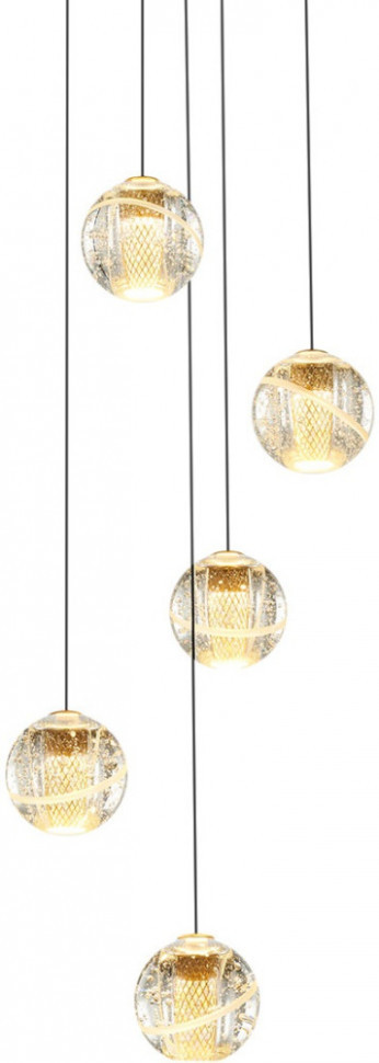 Подвесной светильник MD22001052 MD22001052-5A gold DeLight Collection