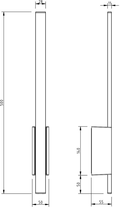 Настенный светильник уличный 30009 30009W/01LED Escada