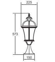 Наземный фонарь  95204L Bl Oasis Light