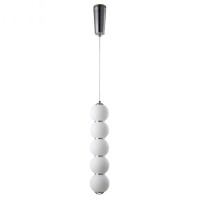 Подвесной светодиодный светильник Crystal Lux Desi SP5 Chrome/White