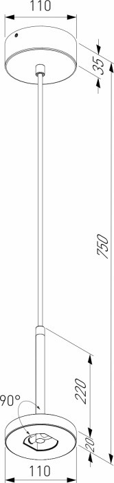 Уличный светильник подвесной Verano 35185/H черный Elektrostandard