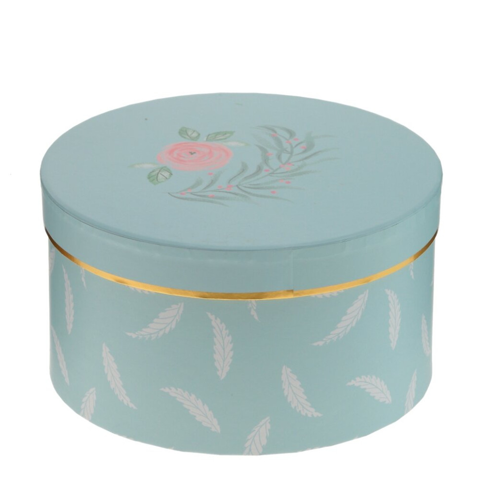 Коробка подарочная, L19 W19 H10,5 см