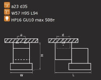 Настенный светильник Illumo X1 051027 Lightstar Настенный светильник Illumo X1 051027 Lightstar