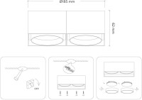 Точечный светильник Techno Spot TN70875 Ambrella