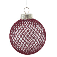 Набор из 9шт Украшение новогоднее "Шар", D8см, L24,6 W8 H24,6см