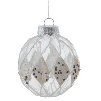 Набор из 9шт Украшение новогоднее "Шар", D8см, L24,6 W8 H24,6см