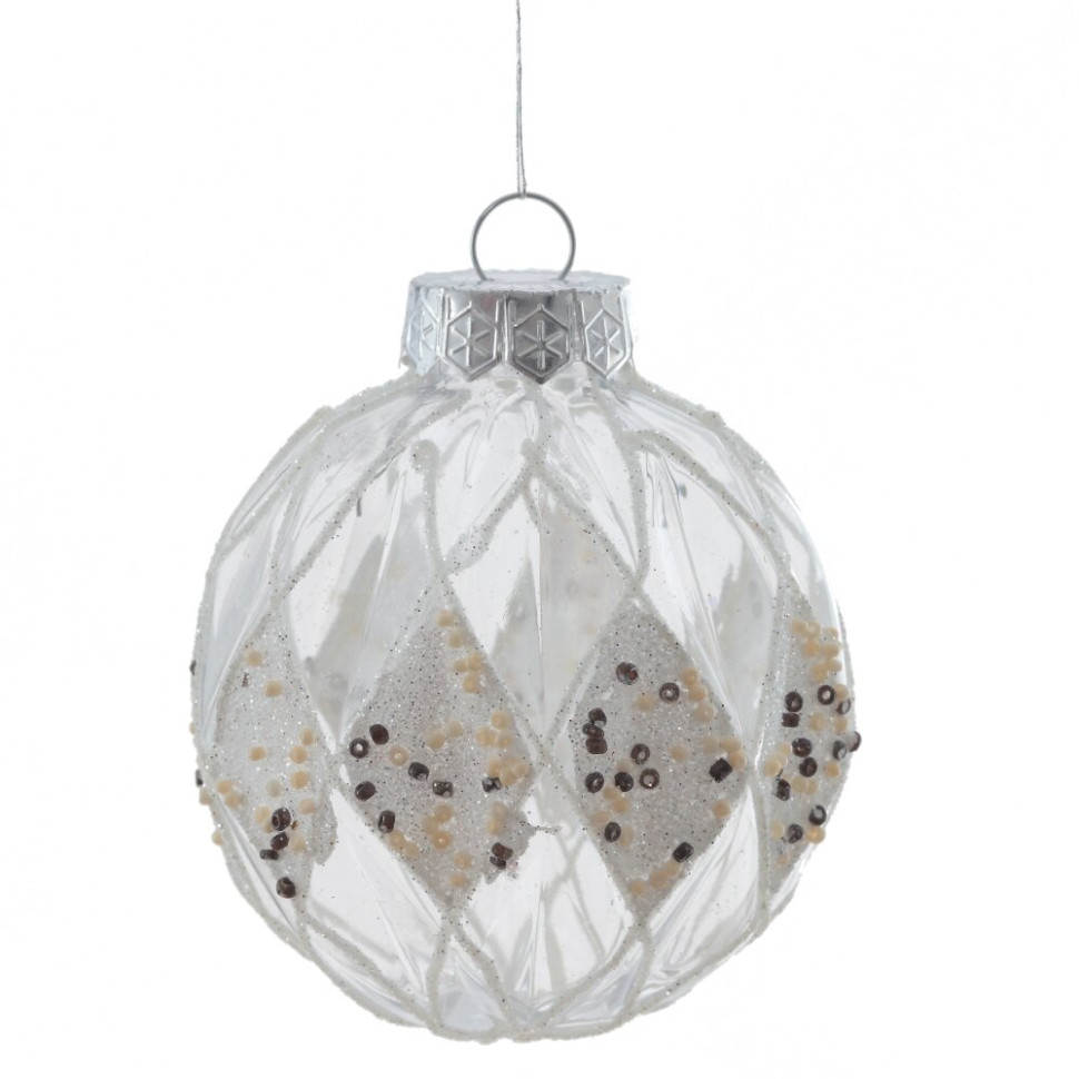 Набор из 9шт Украшение новогоднее "Шар", D8см, L24,6 W8 H24,6см