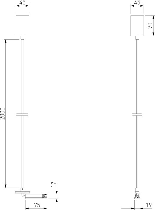 Подвесной комплект Line Magnetic 85009/00 Elektrostandard