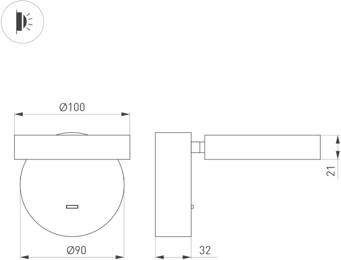 Спот MILADY 052088 Arlight