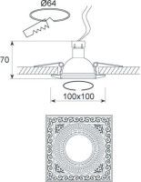 Точечный светильник SN1582 SN1583-French gold Donolux Точечный светильник SN1582 SN1583-French gold Donolux