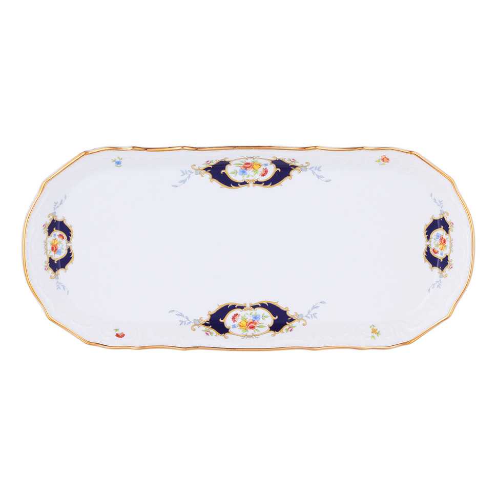 Поднос прямоугольный 37см."Синий глаз 36612" Bernadotte