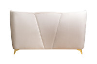 Кровать Siena велюровая бежевая Кровать Siena велюровая бежевая