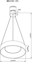 Подвесной светильник Shannon MR2192-1PL MyFar