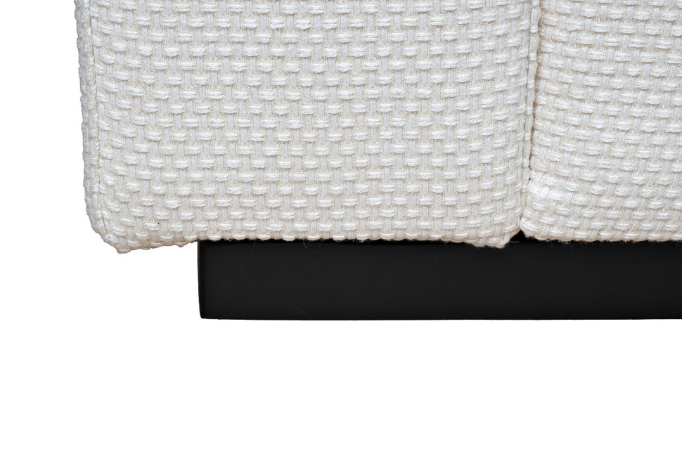 Диван Roberto трехместный рогожка кремовый