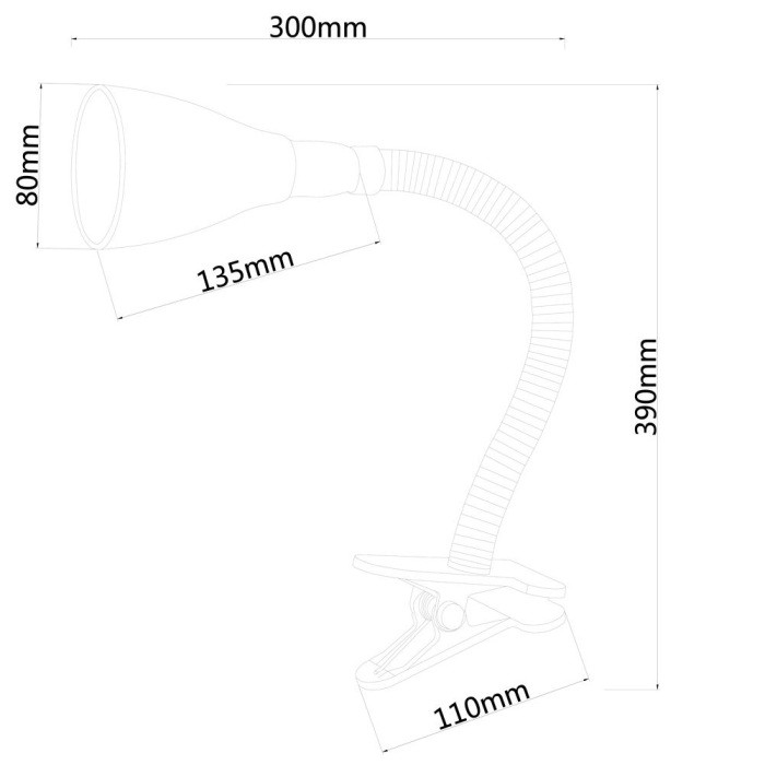 Офисная настольная лампа Cord A1210LT-1GR Arte Lamp