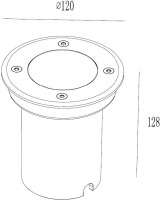 Встраиваемый светильник уличный ВСТРАИВАЕМЫЕ СВЕТИЛЬНИКИ W77253 SS Oasis Light Встраиваемый светильник уличный ВСТРАИВАЕМЫЕ СВЕТИЛЬНИКИ W77253 SS Oasis Light
