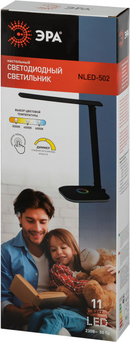 Офисная настольная лампа  NLED-502-11W-BK ЭРА