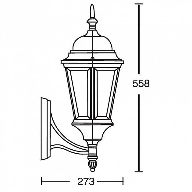 Настенный фонарь уличный  91401L Bl Oasis Light